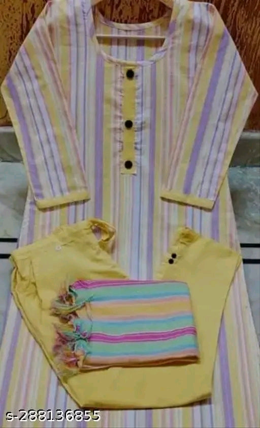 Khadi Cotton Kurti Set